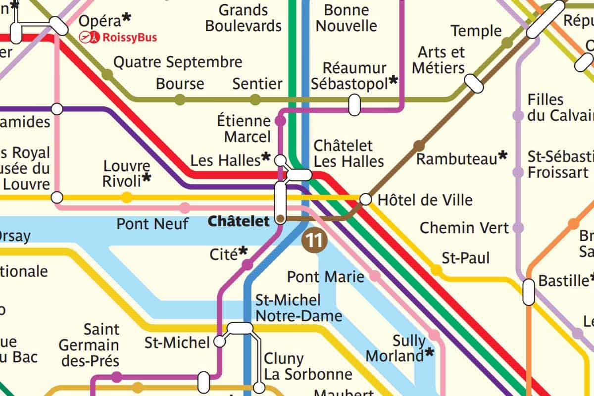 Plan De Metro De Paris