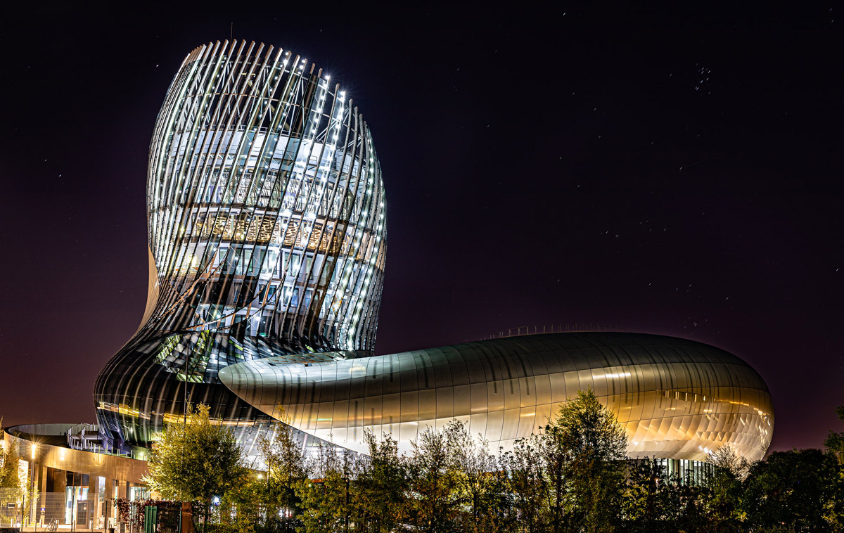 Cité du vin à Bordeaux. Crédit photo : Adrien Sifre